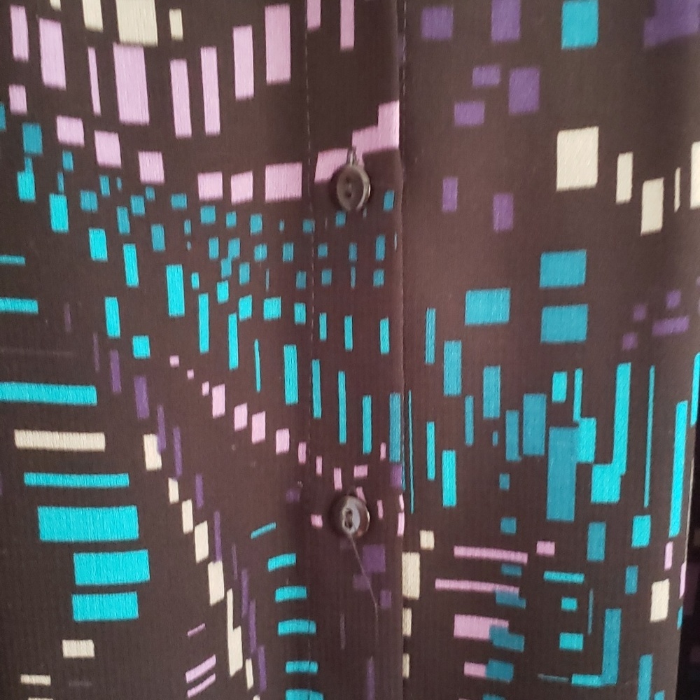 Tribal Patterned Geometric Career Button - image 4